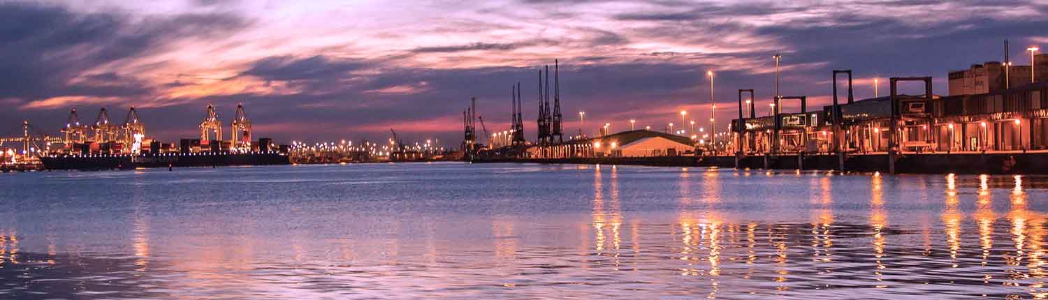 View of Southampton Docks Electrical Contractor Bristol