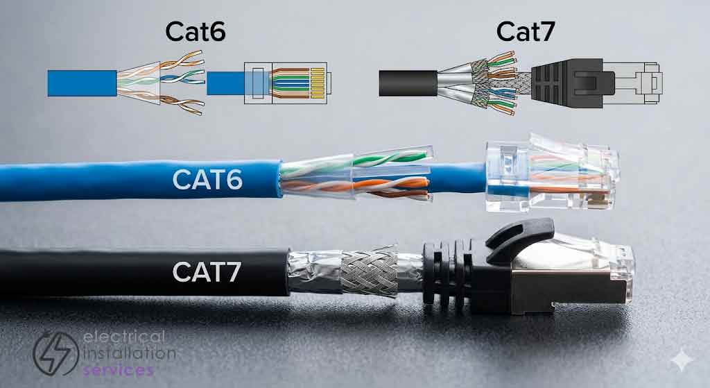 CAT6 Vs Cat7 Cabling comparison