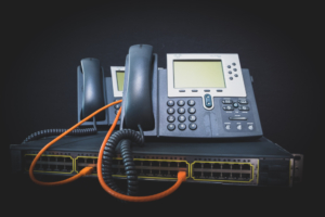 What cables does a VoIP phone use